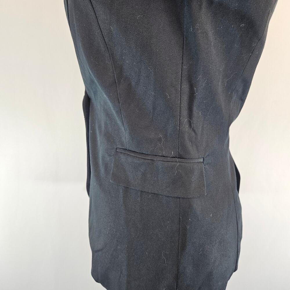 Zara Basic One Button Cotton Blend Fitted Notched… - image 8